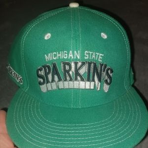 Grassroots Michigan State Sparkins snapback hat